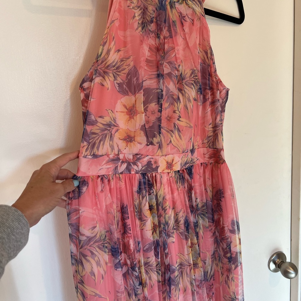 Pink Hawaiian dress!